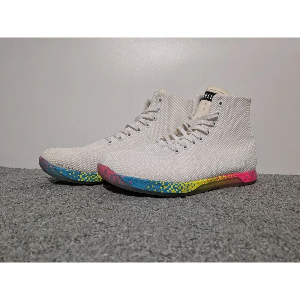 Nobull High Top Trainer Shoes Crossfit Training Superfabric Mens Size 10 White